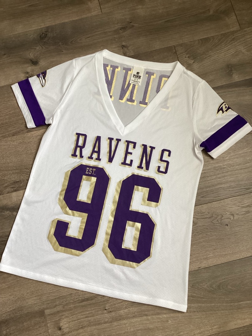 Victoria Secret Pink Baltimore Ravens jersey women size M